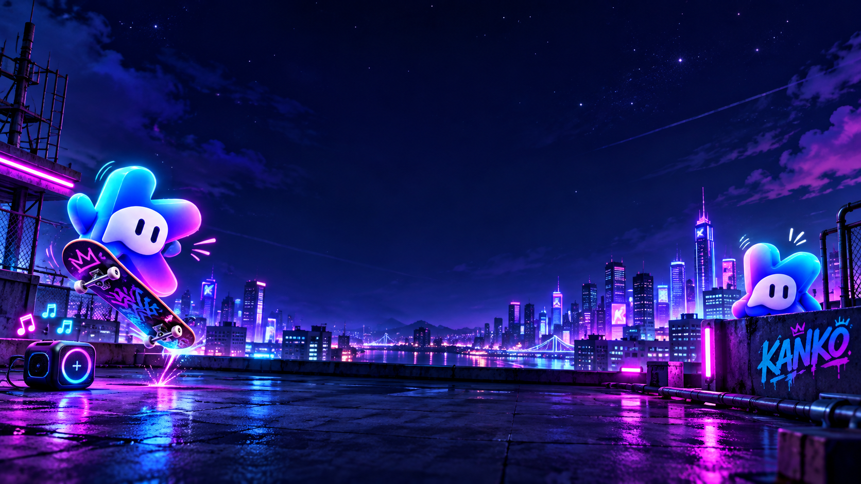 KANKO Neon Sokak teması